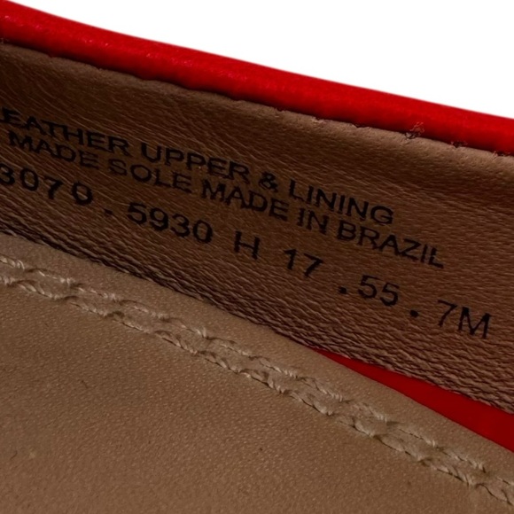 Tory Burch Lowell 2 Leather Ballet Flat Mestico Samba Size 7 - Picture 11 of 12